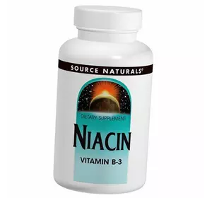 Ниацин, Niacin 100, Source Naturals  250таб (36355115)