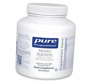 Витамины для спортсменов, Athletic Nutrients, Pure Encapsulations  180капс (36361111)