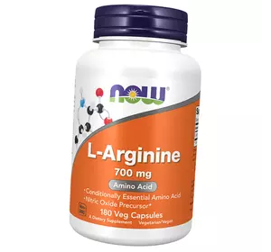 Л Аргинин в капсулах, Arginine 700, Now Foods  180вегкапс (27128048)