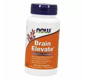 Комплекс для когнитивной функции, Brain Elevate, Now Foods  60вегкапс (71128133)