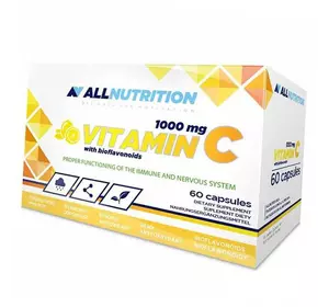 Витамин С с Биофлавоноидами, Vitamin C with Bioflavonoids 1000, All Nutrition  60капс (36003032)