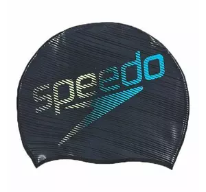 Шапочка для плавания Slogan Print Speedo   Черно-желтый (60443005)