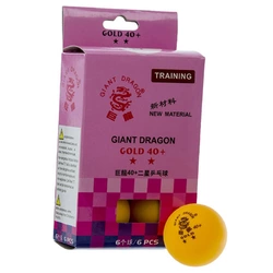 Набор мячей для настольного тенниса Giant Dragon Gold MT-6561 FDSO   Оранжевый 6шт (60508459)