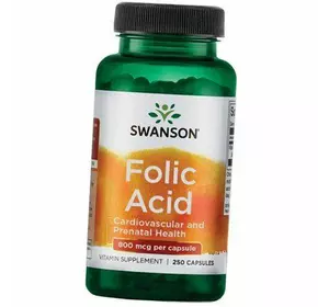 Фолат, Folic Acid 800, Swanson  250капс (36280066)