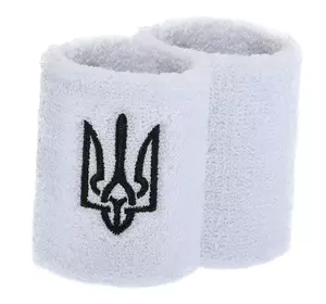 Напульсник спортивный махровый Герб Украины BC-9280    Белый (35508021)