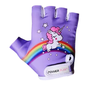 Велосипедные перчатки детские 001 Power Play  S Фиолетовый (07228087)