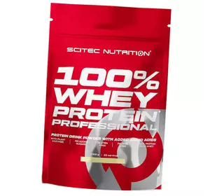 Сывороточный Протеин с пищеварительными ферментами, 100% Whey Protein Prof, Scitec Nutrition  1000г Клубника (29087010)