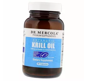 Жир антарктического криля, Antarctic Krill Oil, Dr. Mercola  60капс (67387001)