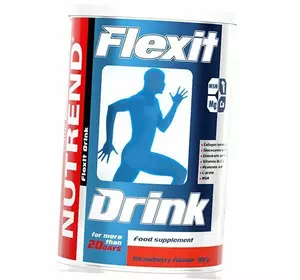 Комплекс для суставов и связок, Flexit Drink, Nutrend  400г Клубника (03119001)