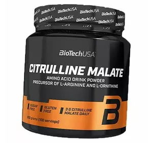 Цитруллин Малат, Citrulline Malate Powder, BioTech (USA)  300г Грейпфрут (27084020)