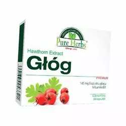 Экстракт плодов боярышника, Glog Premium, Olimp Nutrition  30капс (71283001)