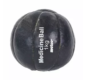Мяч медицинский медбол ME-0241 Matsa  1кг  Черный (56240001)