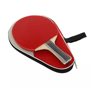 Ракетка для настольного тенниса в чехле MT-8914    Черно-красный (60437051)