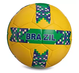 Мяч футбольный Brazil FB-0126 Ballonstar  №5 Желтый (57566022)