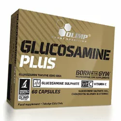 Глюкозамин Хондроитин и Витамин С, Glucosamine Plus Sport Edition, Olimp Nutrition  60капс (03283015)