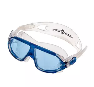 Очки-маска для плавания Sight II M046301 Mad Wave   Сине-белый (60444179)