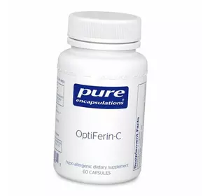 Комплекс для здоровья крови, Optiferin-C, Pure Encapsulations  60капс (36361041)