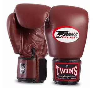 Перчатки боксерские BGVL3 Twins  16oz Темно-коричневый (37426107)