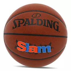 Мяч баскетбольный Slam 76886Y   №7 Коричневый (57484055)
