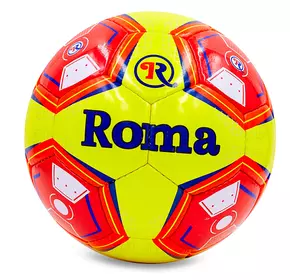Мяч футбольный Roma T-1068 Ballonstar  №5 Желто-оранжевый (57566109)