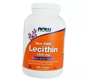 Соевый Лецитин, Lecithin 1200, Now Foods  400гелкапс (72128004)