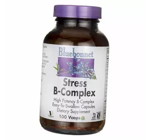 Стресс В Комплекс, Stress B-complex, Bluebonnet Nutrition  50вегкапс (36393054)