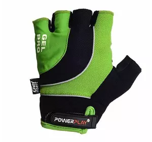 Велосипедные перчатки 5015 Power Play  M Зеленый (07228056)