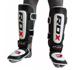 Накладки на ноги RDX Leather RDX Inc  S Черно-белый (37260030)
