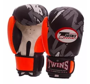 Перчатки боксерские TW-2206 Twins  4oz Оранжевый (37426097)