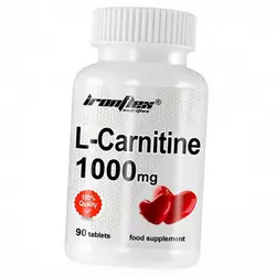 Л Карнитин Тартрат, L-Carnitine 1000, Iron Flex  90таб (02291002)