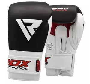 Боксерские перчатки RDX Pro Gel RDX Inc  12oz Черно-белый (37260018)
