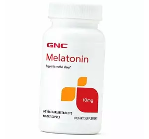 Мелатонин, Melatonin 10, GNC  60вегтаб (72120003)