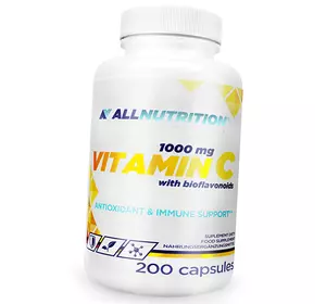 Витамин С с Биофлавоноидами, Vitamin C with Bioflavonoids 1000, All Nutrition  200капс (36003032)