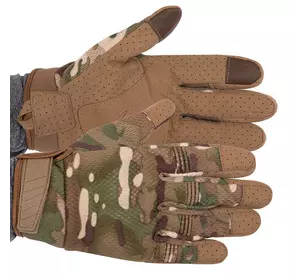 Перчатки тактические с закрытыми пальцами BC-8816 FDSO  M Камуфляж Multicam (07508030)