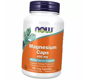 Магний, Magnesium 400, Now Foods  180вегкапс (36128200)