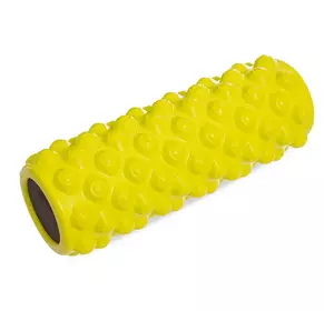 Роллер для йоги и пилатеса Bubble FI-5714 FDSO   36см Лимонный (33508033)