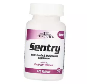 Мультивитамины для женщин, Sentry Women Multivitamin & Multimineral, 21st Century  120таб (36440096)