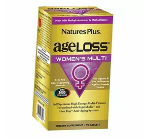 Мультивитамины для женщин, AgeLoss Women's Multi, Nature's Plus  90таб (36375131)