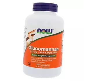 Глюкоманнан, Glucomannan 575, Now Foods  180капс (69128025)