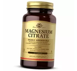 Магний Цитрат, Magnesium Citrate, Solgar  120таб (36313080)