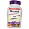 Мелатонин повышенной силы, Melatonin Extra Strength 5, Webber Naturals  60таб (72485002)