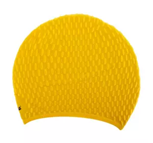 Шапочка для плавания на длинные волосы Bubble PL-1669    Желтый (60437012)