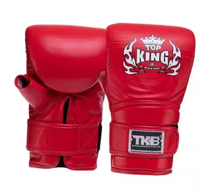 Снарядные перчатки кожаные Ultimate TKBMU-OT Top King Boxing  XL Красный (37551062)