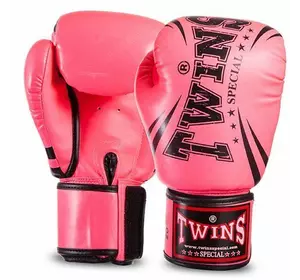 Перчатки боксерские FBGVSD3-TW6 Twins  14oz Темно-розовый (37426071)