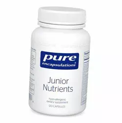 Мультивитамины без железа для детей, Junior Nutrients, Pure Encapsulations  120капс (36361021)