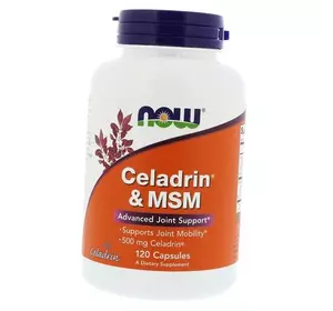 Целадрин и Метилсульфонилметан, Celadrin & MSM, Now Foods  120капс (03128006)