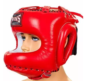 Шлем боксерский с бампером HGL-10 Twins  L Красный (37426022)