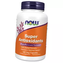 Супер Антиоксиданты, Формула фитофлавоноидов, Super Antioxidants, Now Foods  120вегкапс (70128038)