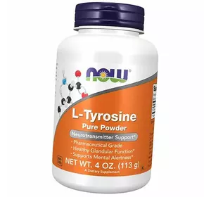Л Тирозин, L-Tyrosine Powder, Now Foods  113г (27128039)