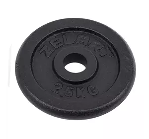 Блины (диски) стальные TA-7785 Zelart  2,5кг  Черный (58363170)